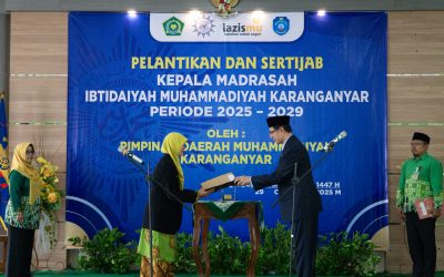 Resmi Dilantik! Sartini Siap Bawa MI Muhammadiyah Karanganyar ke Level Lebih Tinggi