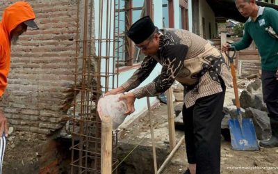 Wujudkan Karakter Religius, MIM Ngentak Gelar Peletakan Batu Pertama Pembangunan Musholla