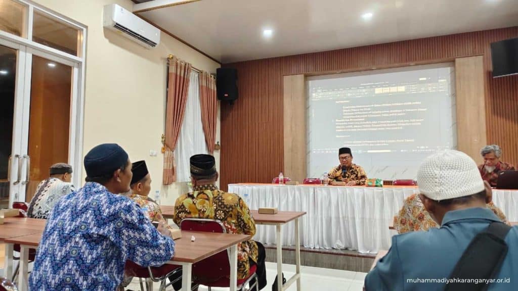 Sekretaris Pimpinan Daerah Muhammadiyah (PDM) Karanganyar, Teguh Anshori