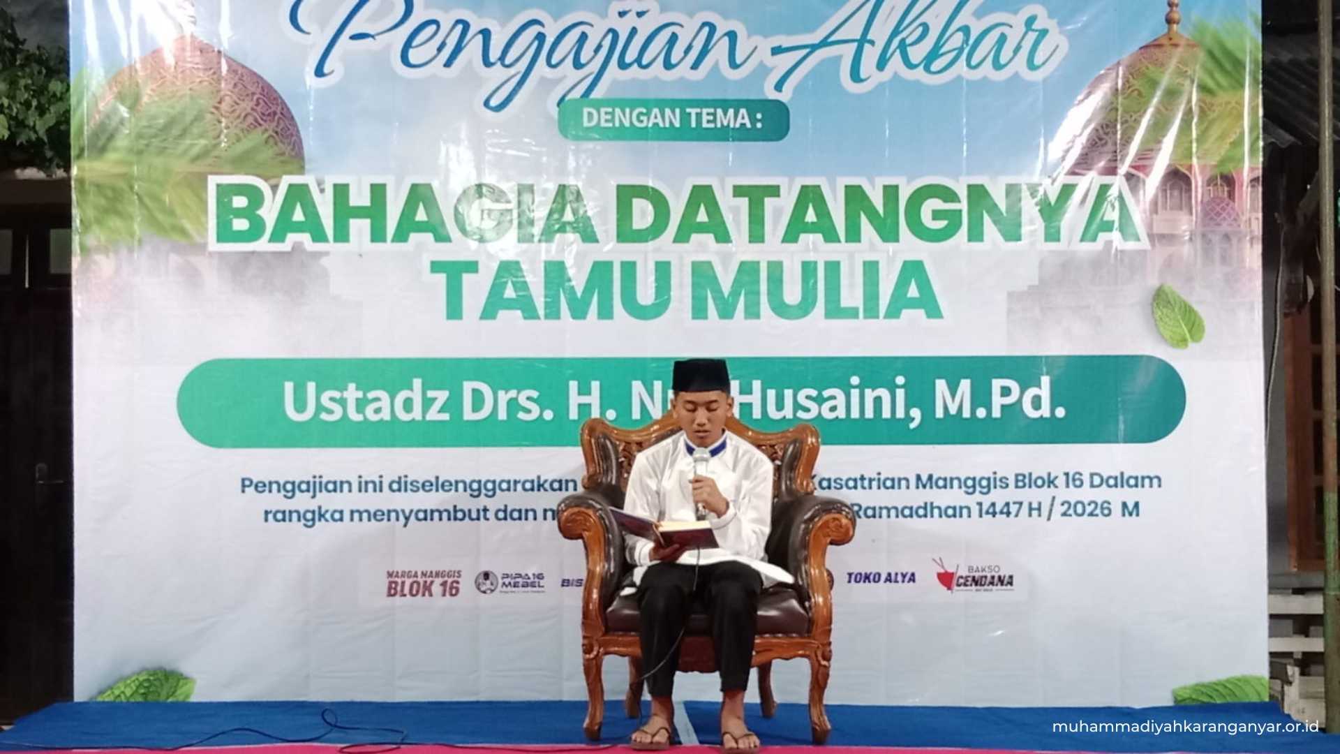 news pdm karanganyar – Persiapan Spiritual Ramadan_ Ponpes Darul Arqom Karanganyar Gandeng Warga Manggis Gelar Kajian Akbar