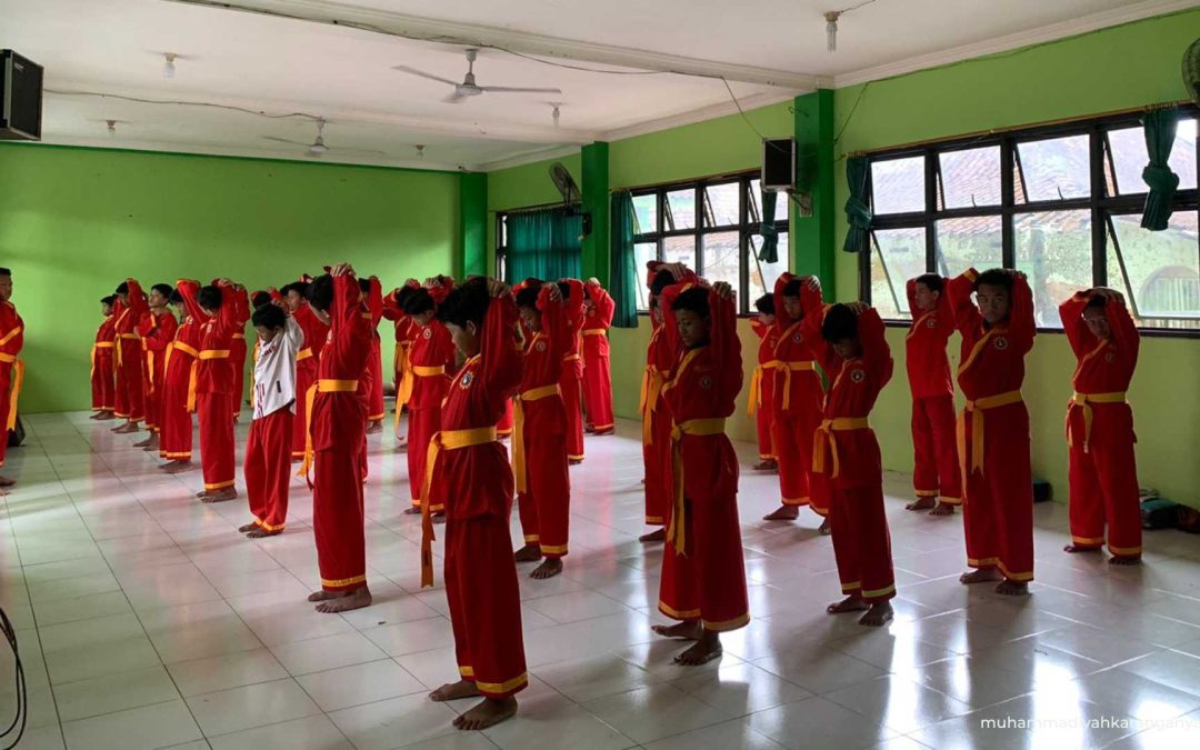 Bentuk Kekuatan Jasmani dan Semangat Jihad, Pondok Darul Arqam Karanganyar Kembali Mengadakan Extrakulikuler Tapak Suci Rutin