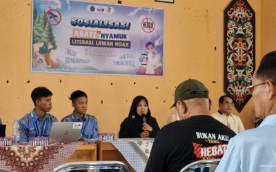 Edukasi Warga, Mahasiswa KKN-Dik UMS Gelar Sosialisasi Literasi Media dan Lingkungan Sehat di Palangka Raya