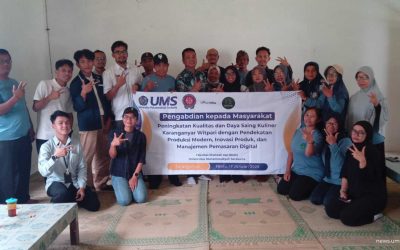 Dukung Ekonomi Kreatif, UMS Modernisasi Alat Produksi UMKM Witpari Karanganyar