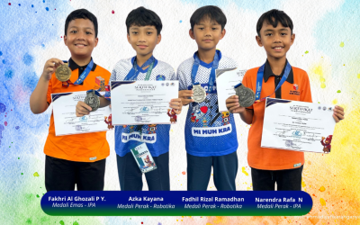 MI Muhammadiyah Karanganyar Borong Medali di OlympiAD Nasional VIII Makassar