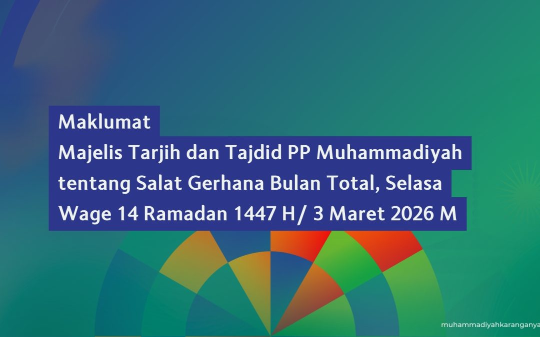 Gerhana Bulan Total 3 Maret 2026: Muhammadiyah Ajak Umat Gelar Salat Khusuf di Pertengahan Ramadan