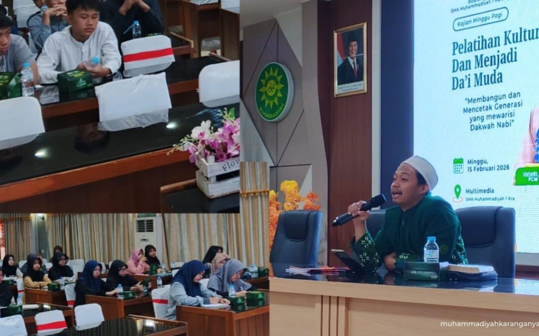BOARDING SMA Muhammadiyah 1 Karanganyar Gelar Pelatihan Kultum dan Menjadi Dai Muda