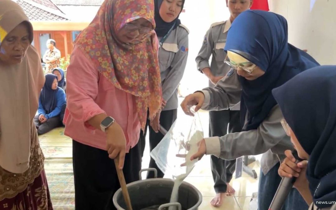 Inovasi Mahasiswa UMS: Sulap Limbah Minyak Jelantah Menjadi Lilin Aromaterapi Cantik
