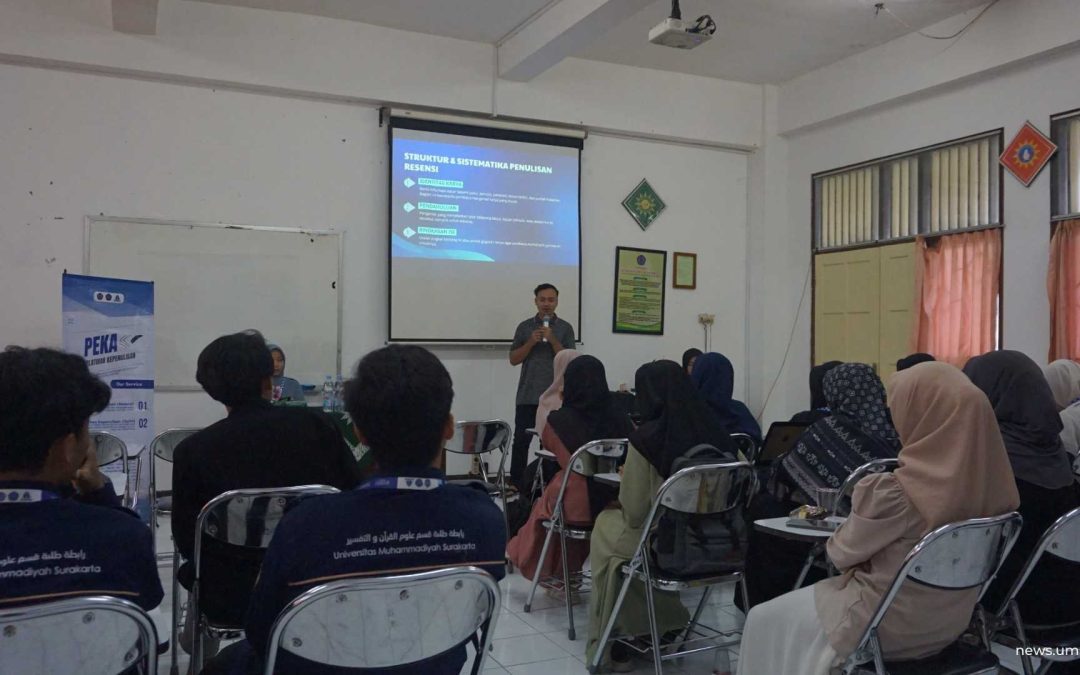 HMP IQT UMS Bekali Mahasiswa Keahlian Menulis Resensi dan Kritik Buku