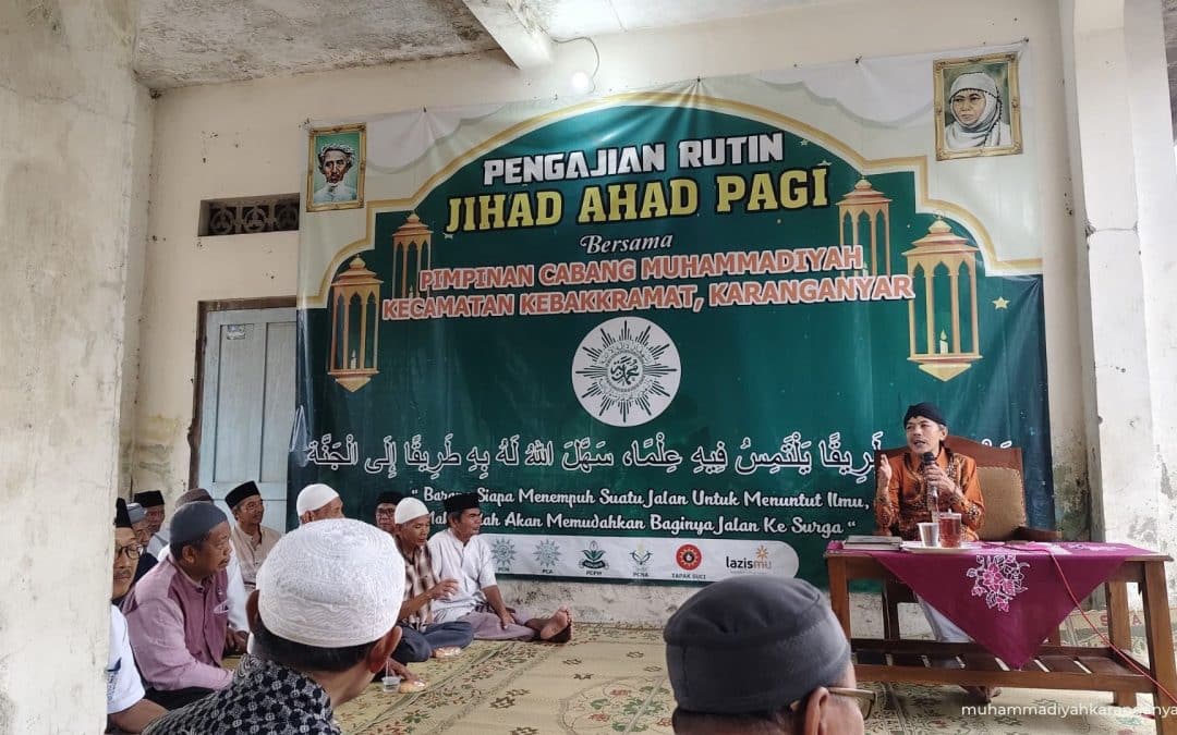 Menjaga Spirit Ramadan: PCM Kebakkramat Gelar Kajian Ahad Pagi, Ajak Jamaah Perkuat Kesadaran Zakat Mal
