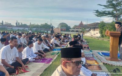 Sukses dan Khidmat, Intip Lokasi Salat Idulfitri 1447 H PCM Gondangrejo