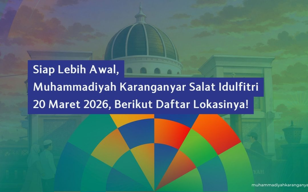 Siap Lebih Awal, Muhammadiyah Karanganyar Pastikan Salat Idulfitri 20 Maret 2026, Berikut Daftar Lokasinya!