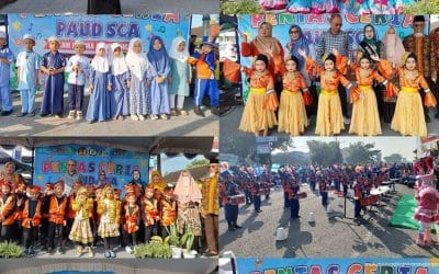 Menengok Keseruan Milad PAUD SCA Karanganyar di CFD: Tampilkan Drumband hingga Tahfidz