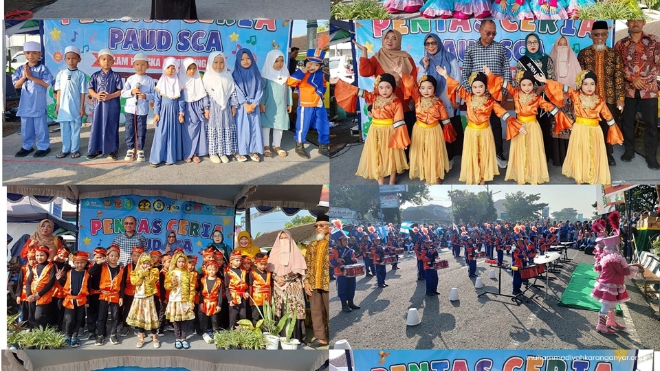 Menengok Keseruan Milad PAUD SCA Karanganyar di CFD: Tampilkan Drumband hingga Tahfidz