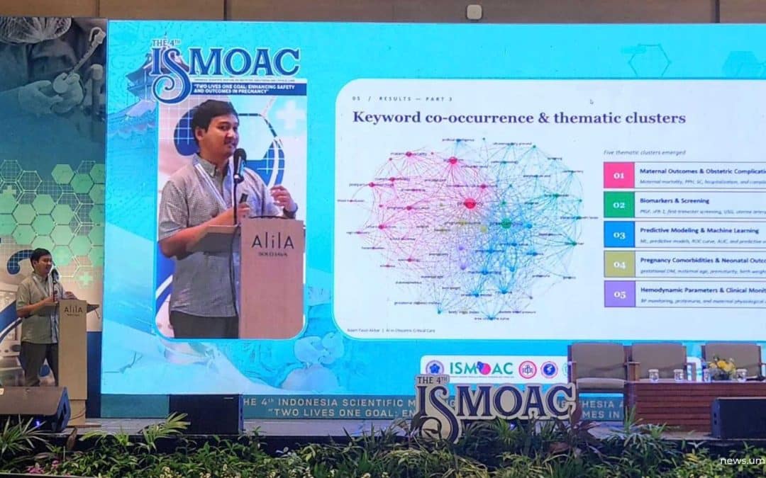 Dosen UMS Menang E-Poster ISMOAC 2026, Kaji Tren AI tentang Kesehatan Ibu