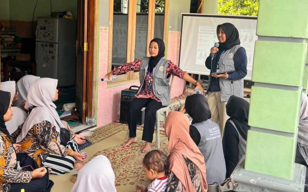 Cegah Penyakit Tidak Menular, Mahasiswa FIK UMS Gelar Cek Kesehatan Gratis di Sukoharjo