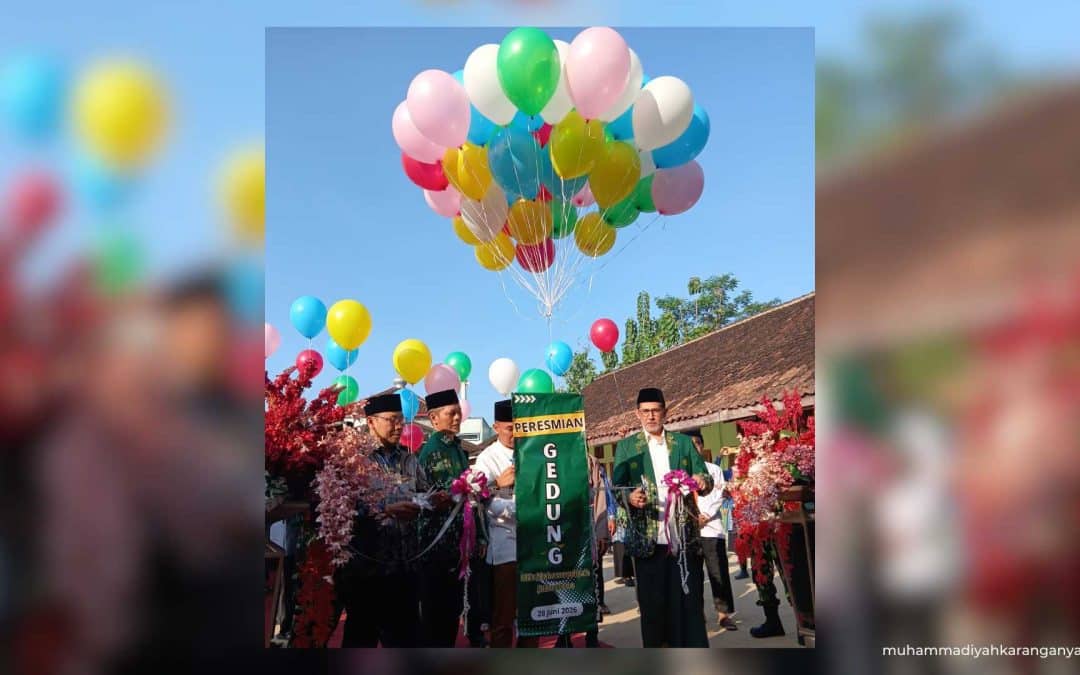 Rampung 7 Bulan, Gedung Baru MTs Muhammadiyah Jumantono Karanganyar Resmi Beroperasi