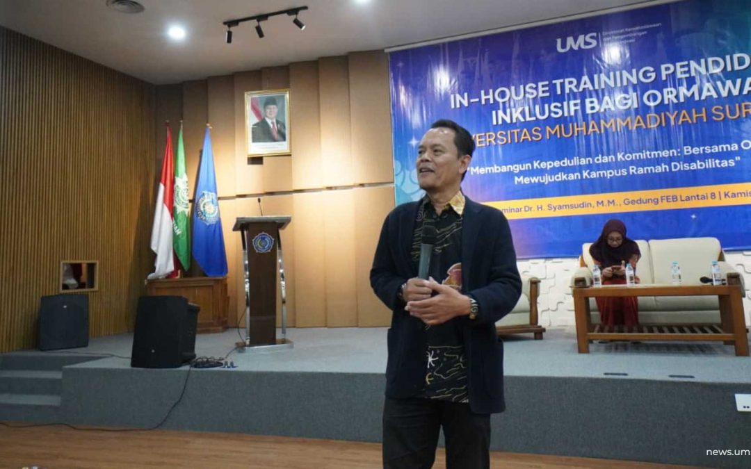 DKPTI UMS Gelar In House Training Inklusif, Dorong Ormawa Wujudkan Kampus Ramah Disabilitas