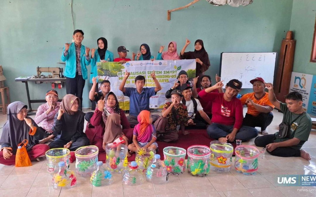 Pemberdayaan Disabilitas Mental: Tim HealSpace UMS Terapkan Smart-Wicking dan Vermikompos