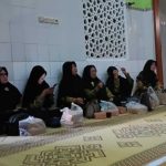 Jamaah mengikuti Pengajian PRA se-Kecamatan Colomadu di Masjid Baiturrohman, Cepogo, Ngasem.