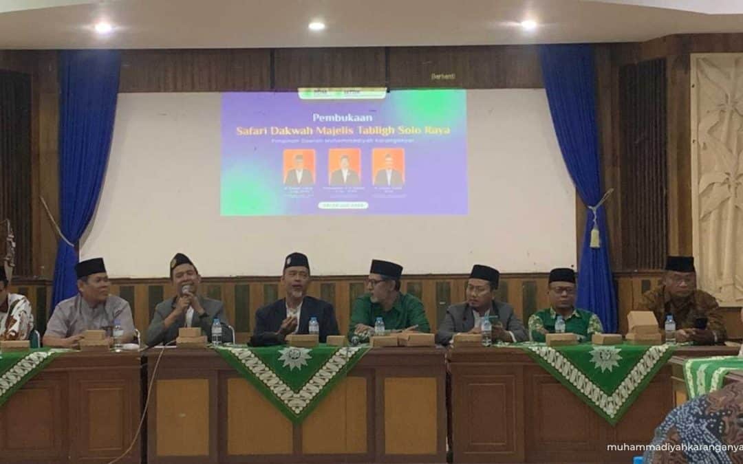Safari Dakwah Solo Raya Putaran 5 Digelar, PDM Karanganyar Sebar 20 Mubaligh ke 52 Titik