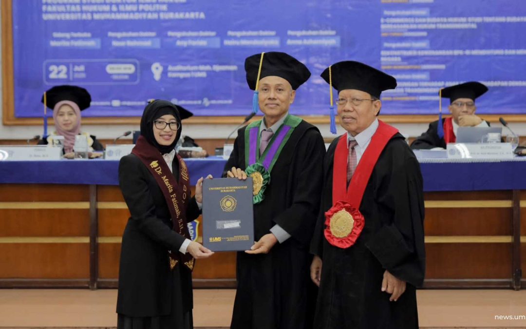 Kisah Marita Fatimah, Istri Diplomat di Kolombia yang Sukses Raih Gelar Doktor Hukum UMS