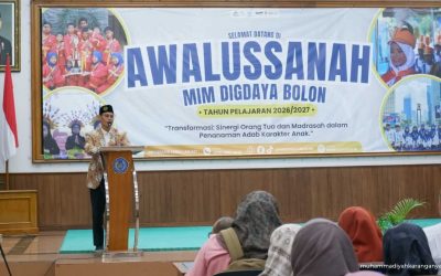 Awalussanah MIM Digdaya Bolon: Ketua PCM Colomadu Tegaskan Pentingnya Sinergi dan Adab