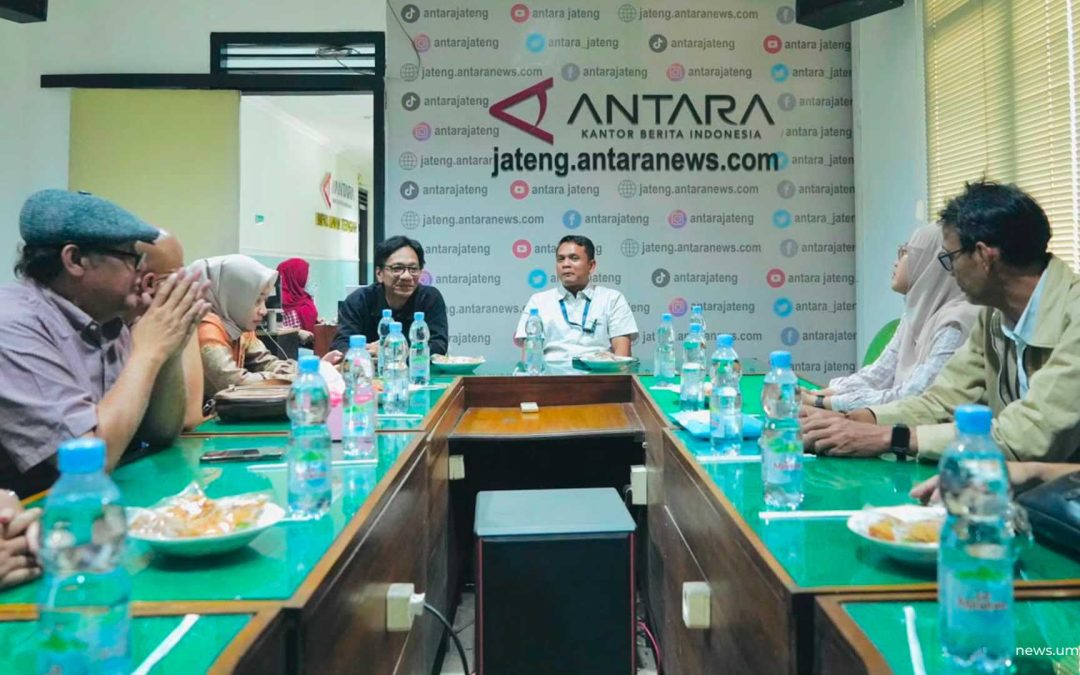 Perkuat Kurikulum Industri Media, Prodi Ilkom UMS Benchmarking ke ANTARA Jateng