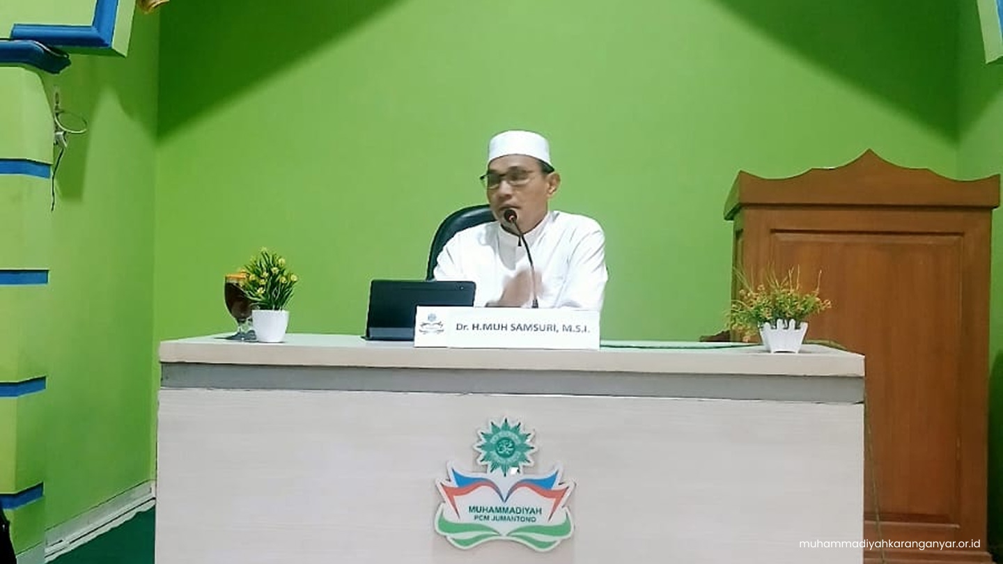 Kajian Ahad Pagi PCM Jumantono KH Muh Samsuri Tekankan Pentingnya Keteguhan dan Kekuatan Spiritual-2