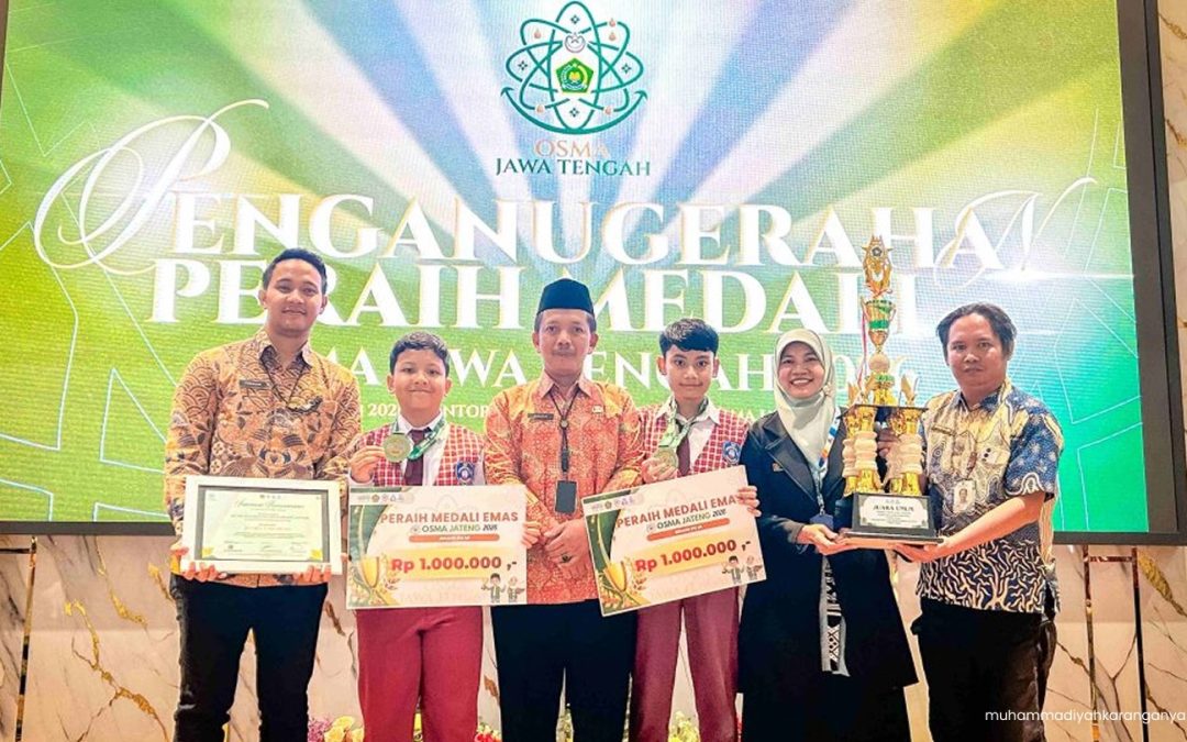 Sabet 4 Medali, MI Muhammadiyah Karanganyar Raih Juara Umum OSMA Jawa Tengah