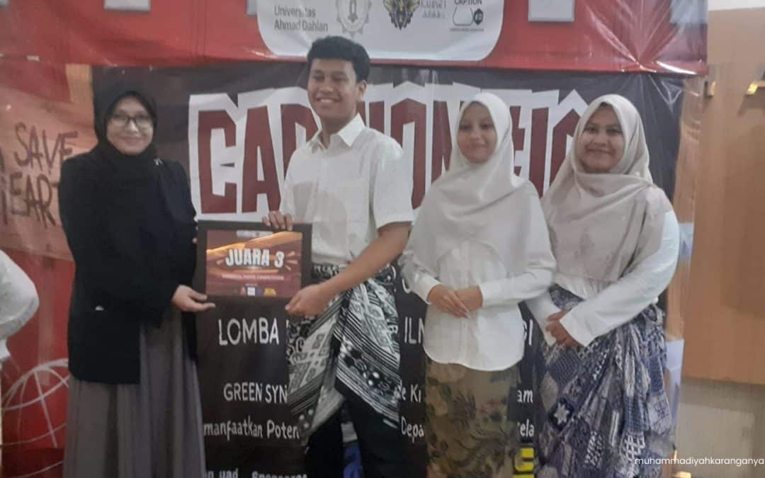 Sabet Juara 3 Nasional di UAD, Siswa SMA Muhammadiyah Darul Arqom Karanganyar Inovasi Pangan Lokal