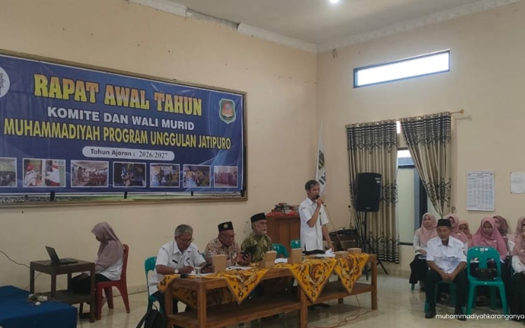 Sinergi Sekolah dan Wali Murid SD MPU Jatipuro Sambut Tahun Ajaran 2026/2027