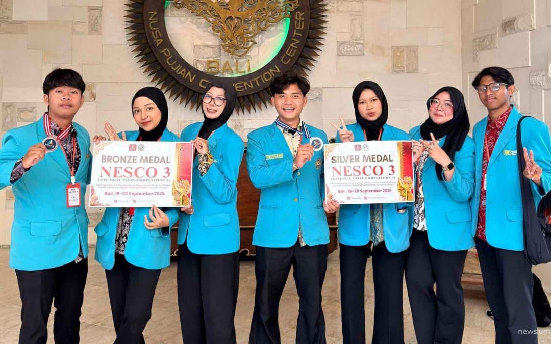 Dua Tim Mahasiswa UMS Raih Medali Perak dan Perunggu di Lomba Esai NESCO 3 Bali