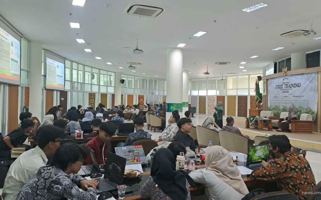 Dukung Kota Berkelanjutan, Prodi Arsitektur UMS Gelar Pelatihan i-Tree Perdana