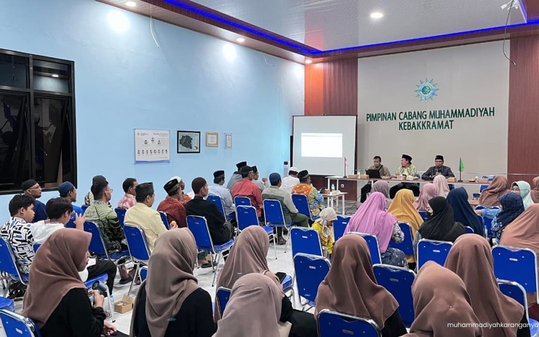Perkuat Ideologi dan Organisasi, PCM Kebakkramat Gelar Kajian Ideopolitor seri ke-12