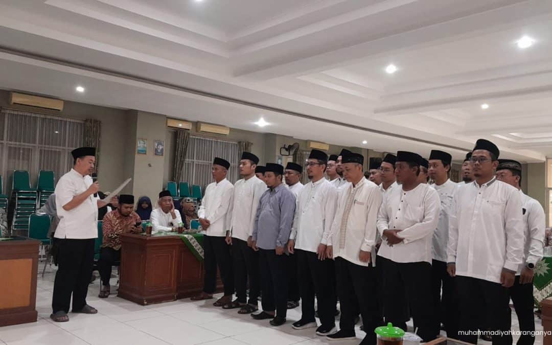 Resmi Dilantik, KMM Karanganyar Periode 2026–2028 Siap Perkuat Dakwah Akar Rumput