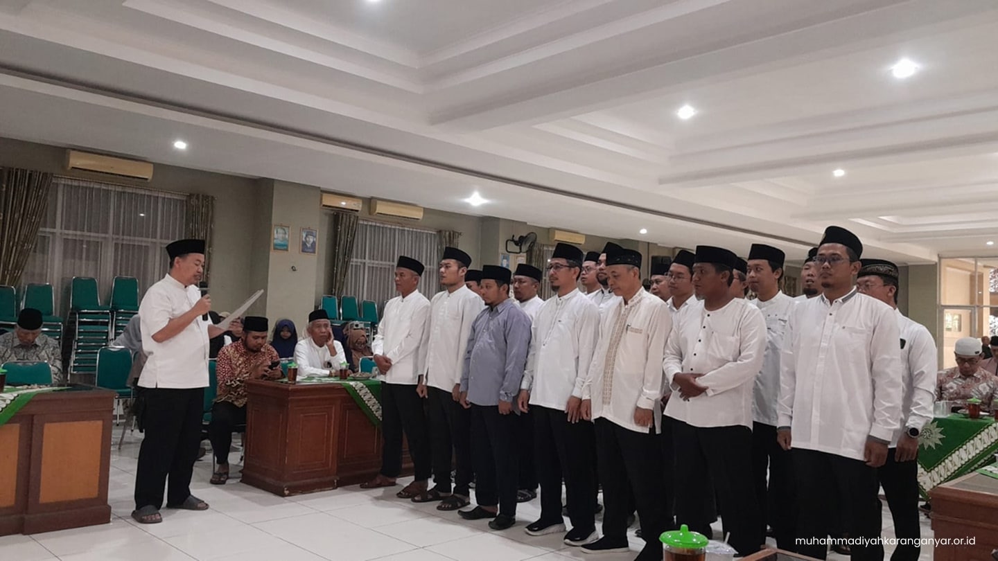 Resmi Dilantik, KMM Karanganyar Periode 2026–2028 Siap Perkuat Dakwah Akar Rumput