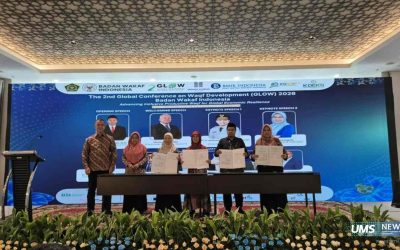 BWI Resmi Gandeng MHES UMS Jadi Mitra Strategis Pengembangan Regulasi Wakaf