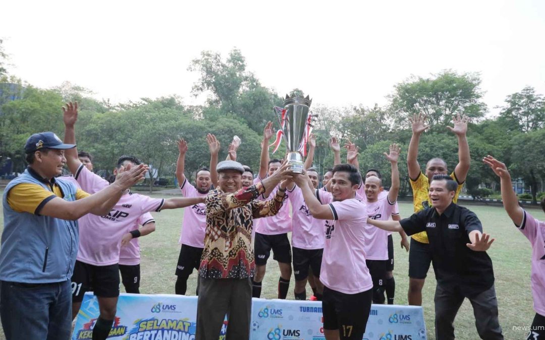Meriahkan Harijadi ke-68 UMS, CAKAP FC Bawa Pulang Trofi Bergilir UMS Champions League