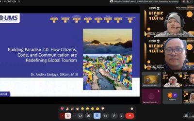 Dosen UMS Jadi Keynote Speaker di VLCPIS 2026 UTM, Soroti Komunikasi Pariwisata Global