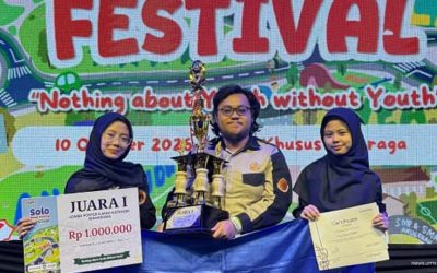 Tim VELOCE CUBE UMS Raih Juara 1 Lomba Poster Ilmiah Piala Wali Kota 2026