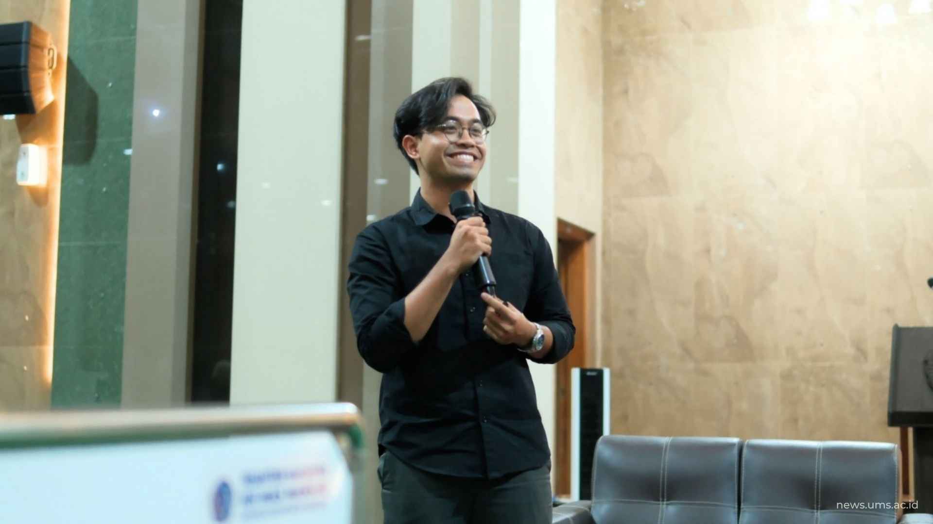 PESMA UMS Bekali Mahasantri Keterampilan Public Speaking dan Personal Branding untuk Panggung Global Afnan Zain Muzakki, Mahasiswa Kesehatan Masyarakat UMS
