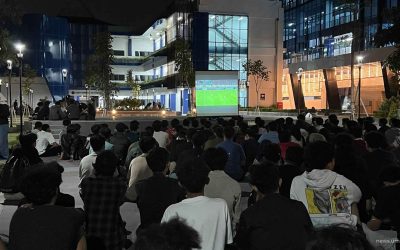 Pejuang Masjid UMS dan IMM Surakarta Gelar Nobar Final FIFA ASEAN Cup 2026 di Alun-alun FEB