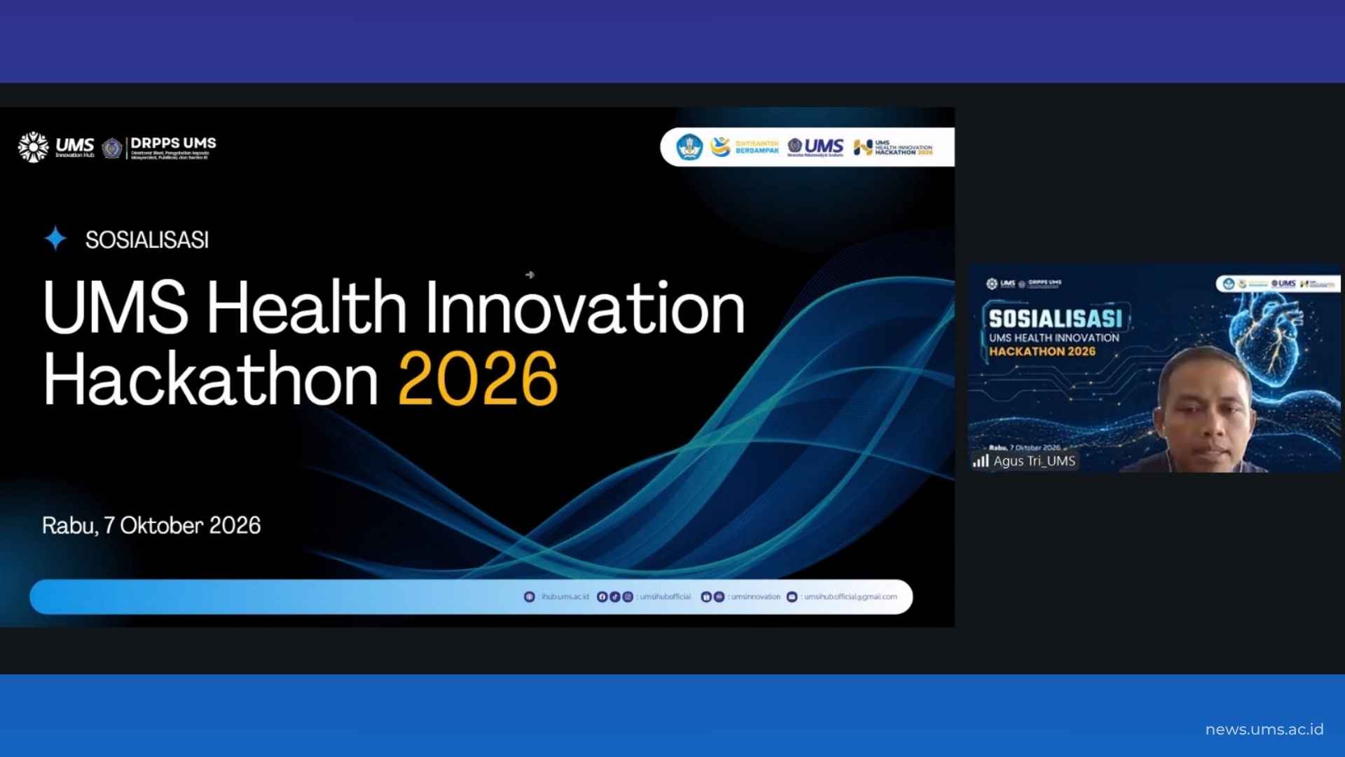 Pendaftaran UMS Health Innovation Hackathon 2026 Dibuka, Peserta Ditantang Ciptakan Solusi (2)