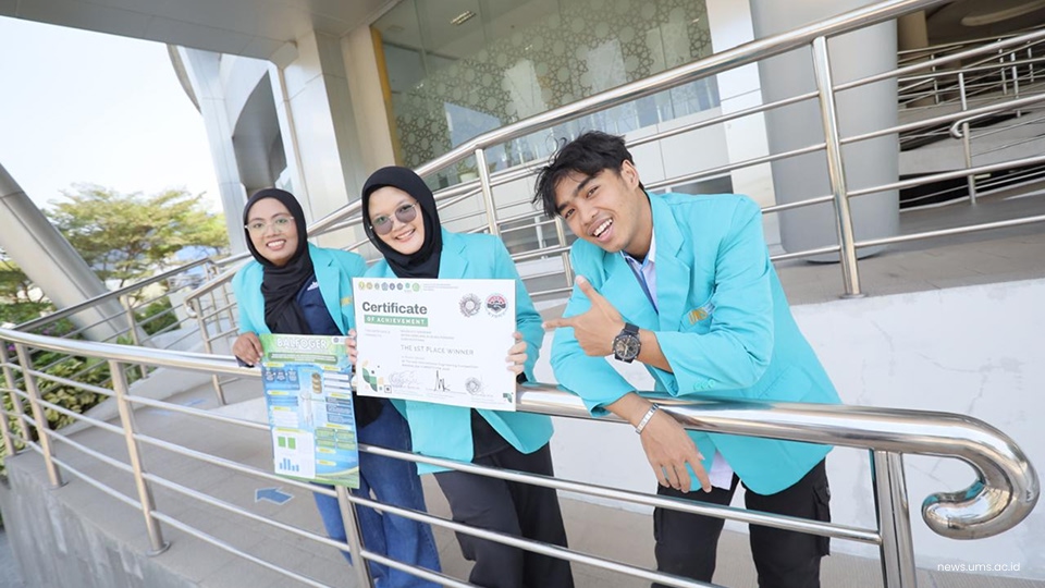 Tim Mahasiswa UMS Raih Juara Internasional, Usung Inovasi Filter Air dari Daun Bambu